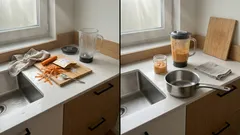 Karottenschalen wegwerfen? Mit Natron wird daraus eine Scheuerpaste – mit einem kleinen Haken